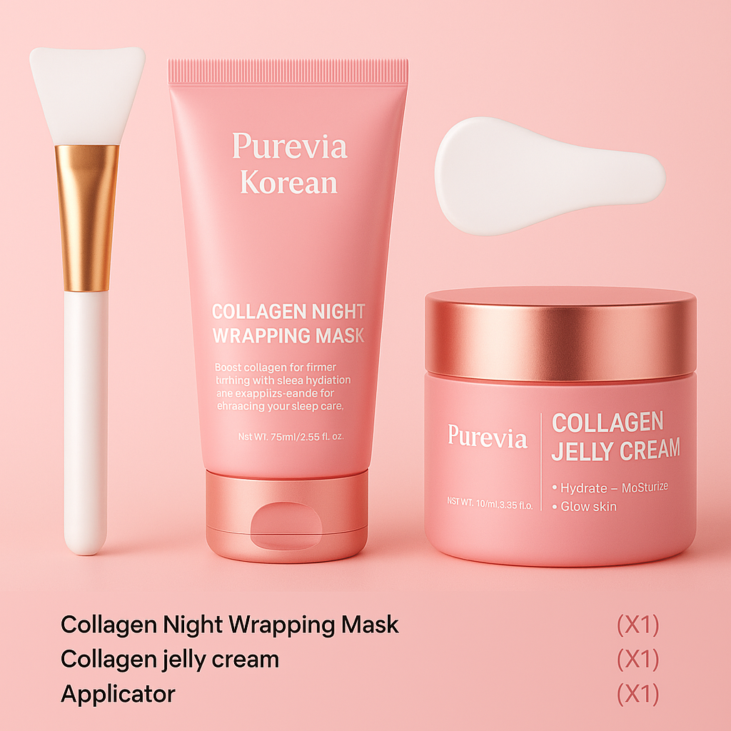 Offre exclusive PACK Masque Premium exfoliant à base de Collagène hydrolysé pour le visage