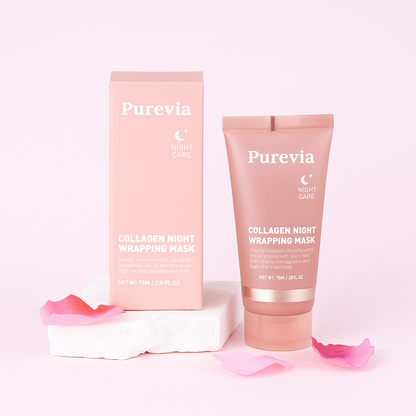 Premium Masque facial décollable au collagène nourrit la peau brillante
