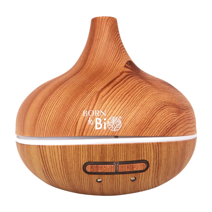 Diffuseur d'huiles essentielles aspect Bois Clair-1